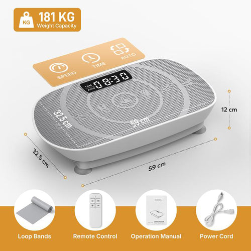 Vibration Plate Exercise Machine Max User Weight 181KGS