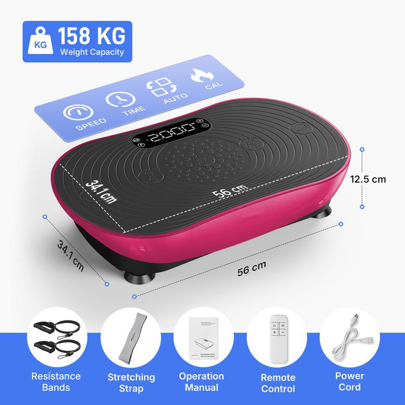 Vibration Plate Exercise Machine Max User Weight 181KGS