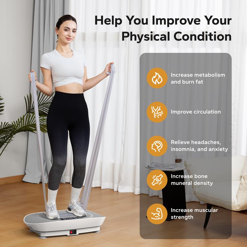 Vibration Plate Exercise Machine Max User Weight 181KGS