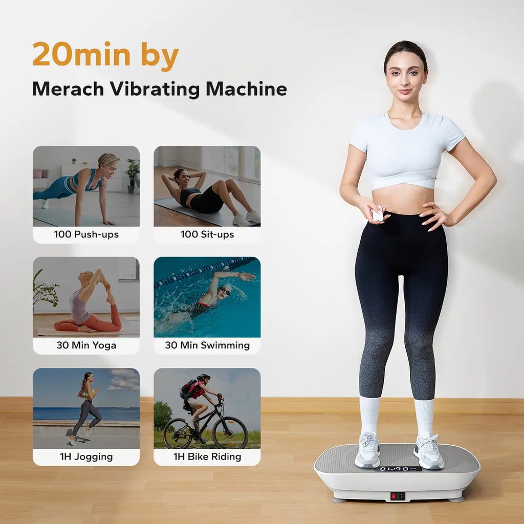 Vibration Plate Exercise Machine Max User Weight 181KGS